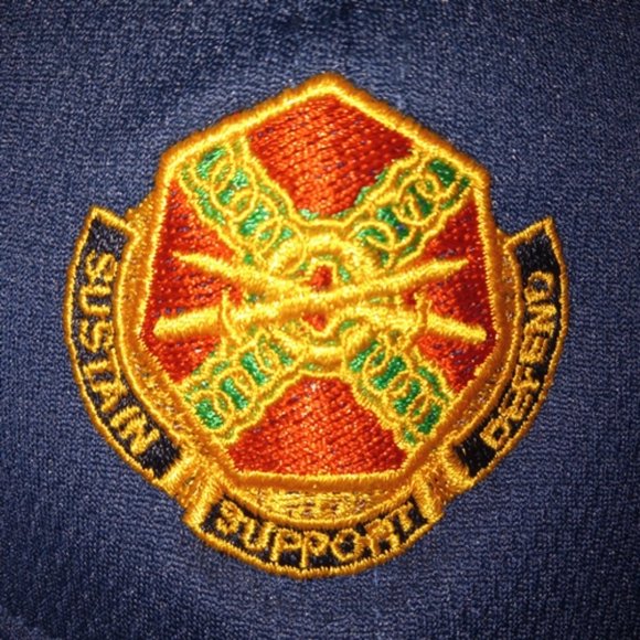 Nike Golf Stay Army Sustain-Support-Defend Dri-Fit Navy Blue Fitted Cap Hat - Picture 2 of 7